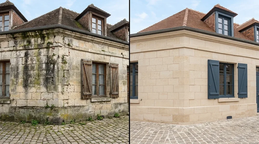 Résultat ravalement de façade à Rouen — Ravalement Rouen