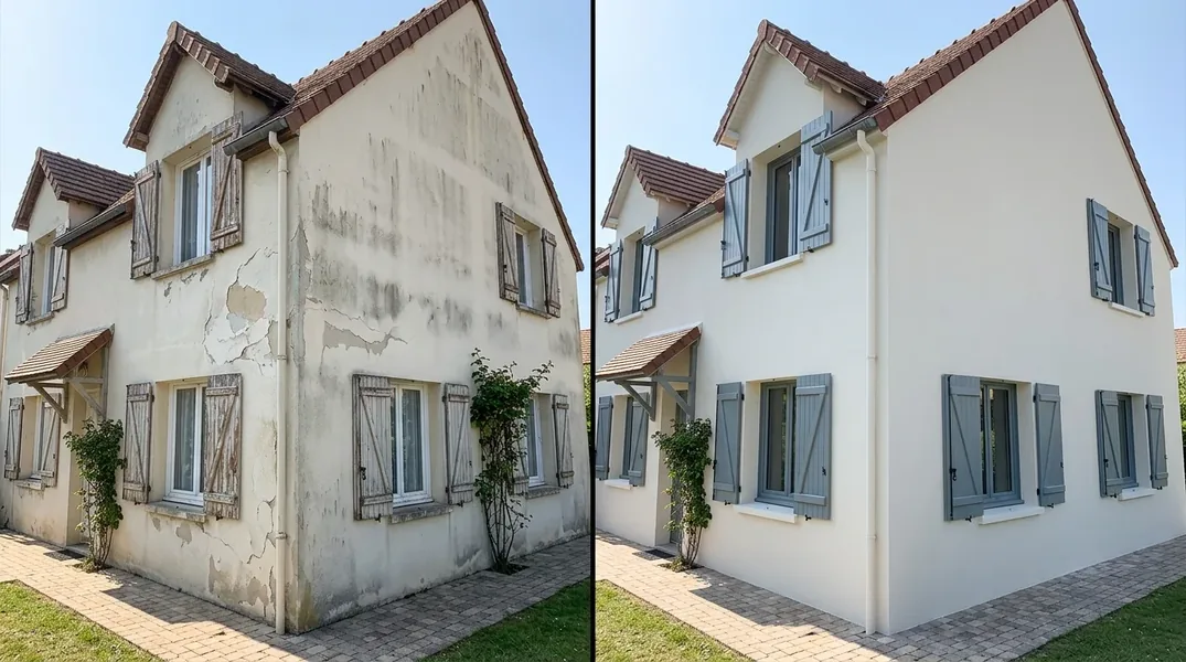 Résultat ravalement de façade à Rouen — Ravalement Rouen