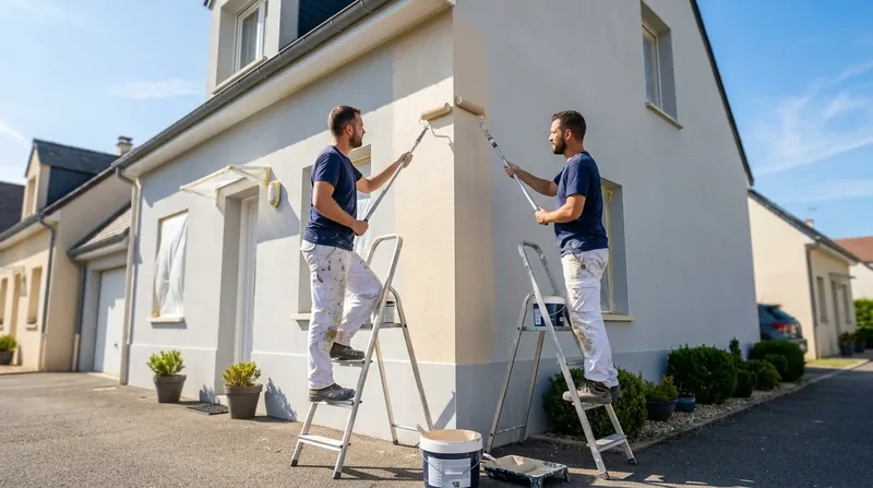Peinture de façade Rouen